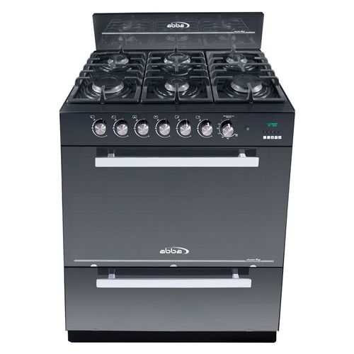 Estufa Abba de piso con horno Master Chef gas natural Vidrio RG 803-4N GT