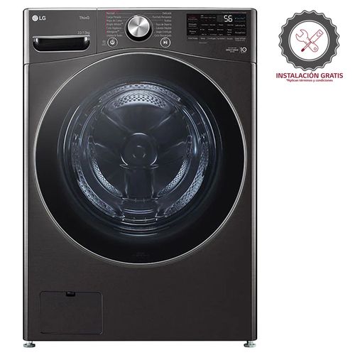 Lavadora Secadora LG WD22BV2S6BR 22Kg/48lb Negra